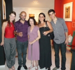 Gisele Correa, Flávio Moreira, Marinez de Almeida (mãe de Marina Engler), Liliane Varela e Rafael Ramos