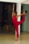A coreografia de Gisele Correa encantou os convidados do vernissage